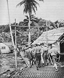 Calvertville, the Tulagi PT base, named for Comdr. Allen P. Calvert, Commander Motor Torpedo Boat Flotilla 1