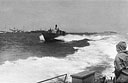 PT 199 carries Adm. Harold R. Stark to Allied invasion beachhead, June 14, 1944