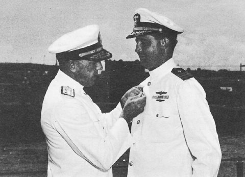 Decoration by Adm. Lockwood