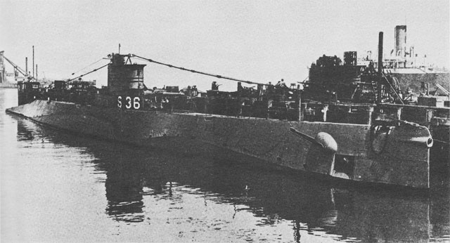 S-36 at dockside