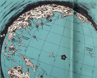 Map: Positions of Submarine Losses