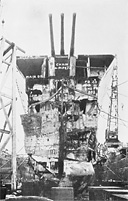 Minneapolis at Tulagi, showing turret I