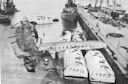 Image: 80-G-177097 USS Oglala, preparing to sink pontoons, 5 April 1942.