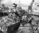 Image: USN NR&L (MOD) 39747 Downes (upright) and Cassin in Drydock Number One.