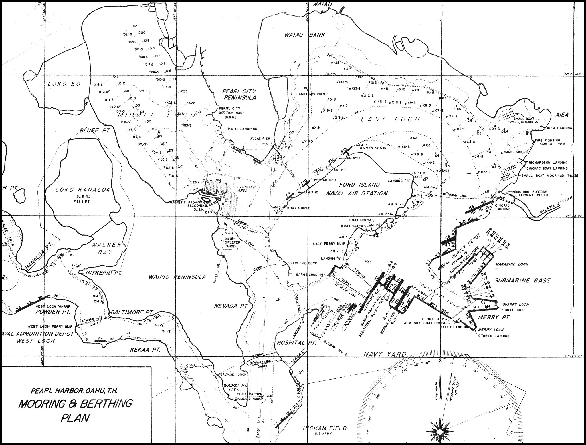 HyperWar US Navy Operating Base, Pearl Harbor