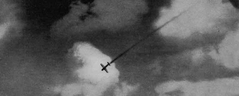 Another enemy plane knocked down.