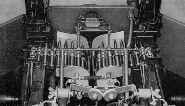 Center ammunition feeds