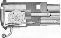 Section through Worm Wheel of Hotchkiss Cannon