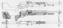 Section Drawing of the Benét-Mercié Model 1909