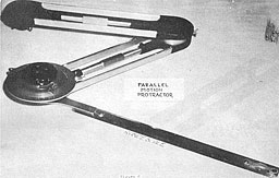 Parallel motion protractor