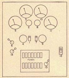 Line drawing of main control unit.