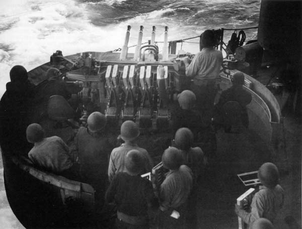 The quad 1.1-inch automatic gun.