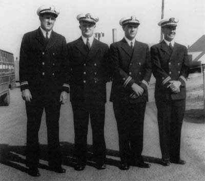The 
officers of AATC Price's Neck, summer 1944.