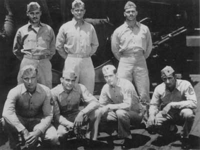 Marine Guard who handled automatic weapons on Idaho's port quarter