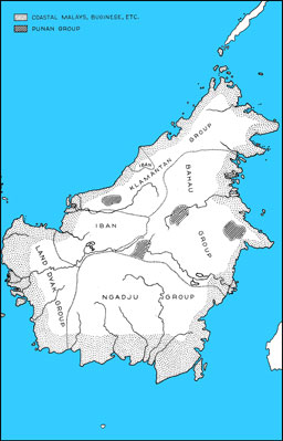 Fig. 4--Peoples of Borneo