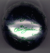 Olive Garden mint wrapper