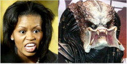 Michelle Obama as an alien