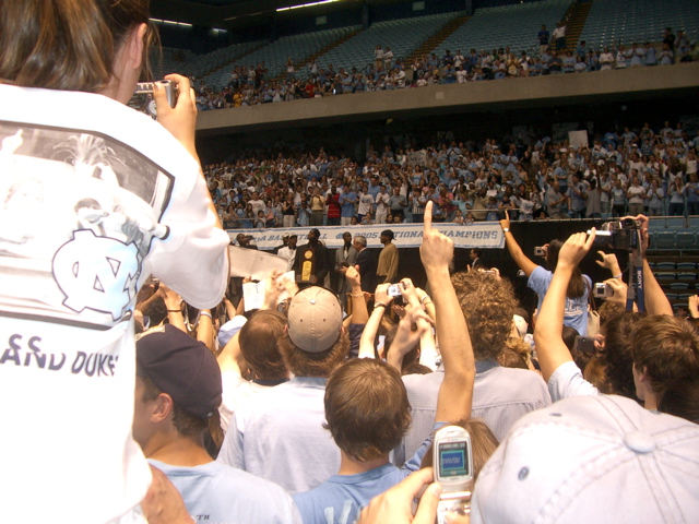Holding the trophy with Roy