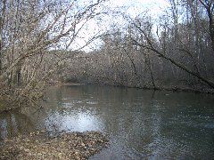 Looking downriver