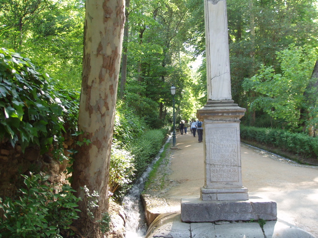 The walk to the Alhambra