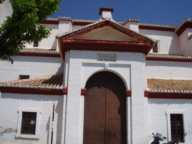 St Nicolas is beside the Mosque