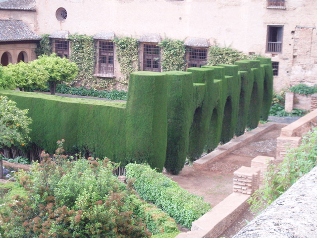 Plants as battlements