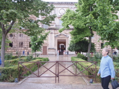 Front of Carlos V w/ Lynne B