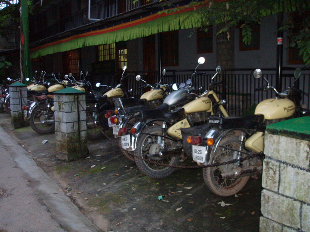 Treking by bike