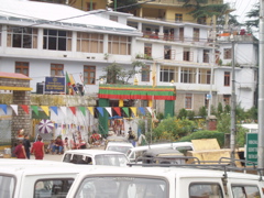 New decorations at the temple gate