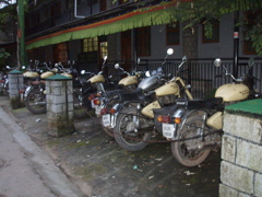 Treking by bike