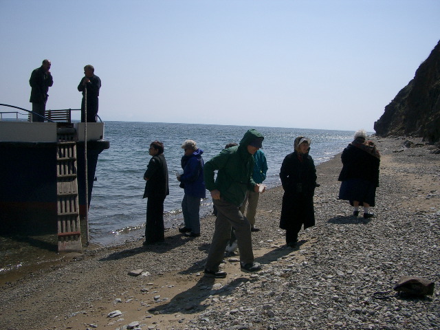 Putting ashore