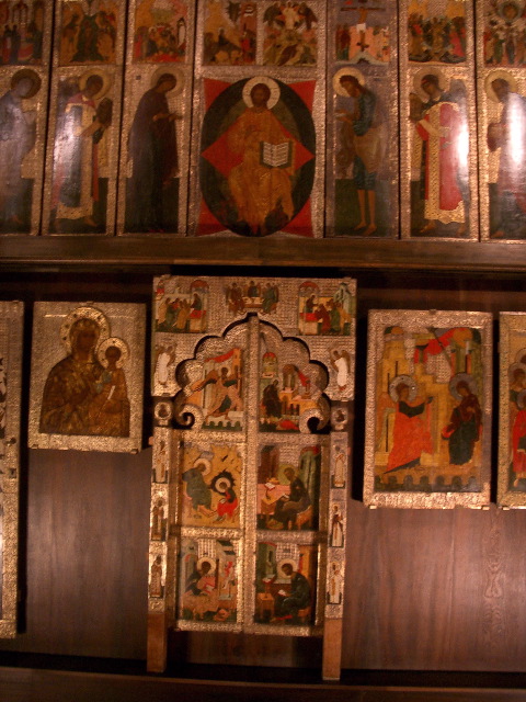 doors in a smaller chapel