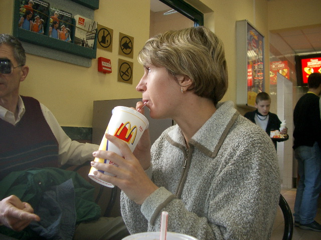 Tatyana enjoys a MacFlurry