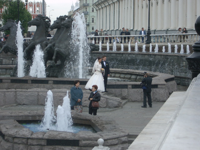 Saturday was the day of weddings (one of at least a dozen I saw)