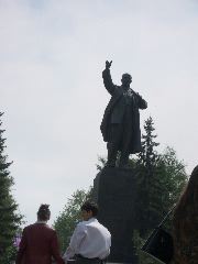 Lenin still sands in Irkutsk