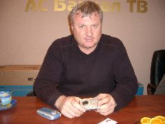 Alexander Tyunikov President of AS Baikal TV (note his camera)