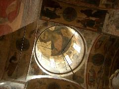 Interior of Annunciation -- looking up into the onion