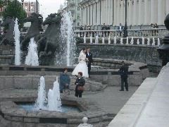 Saturday was the day of weddings (one of at least a dozen I saw)