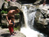 Wyatt Jumping into falls