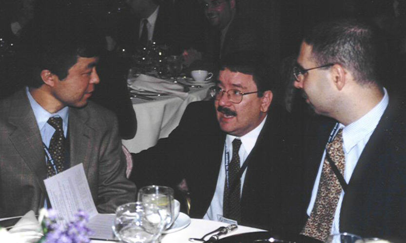 Colleagues Dai Ichikawa, Justin Scroggs and Jon Michaud