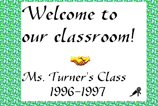 Welcome to Ms. Turner's Class!