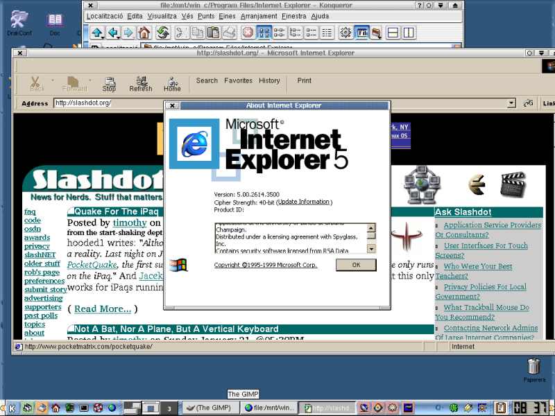 Internet Explorer 5.0