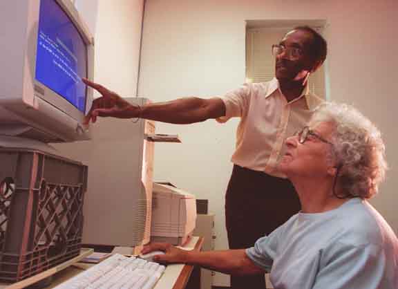 Teaching the elderly to use computers