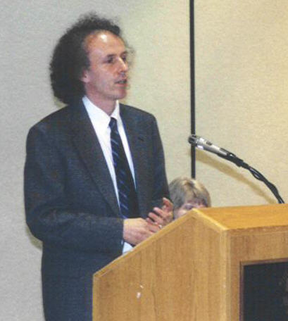 Mathematician 



        John Allen Paulos of Temple University speaks at the News Division Annual Luncheon.