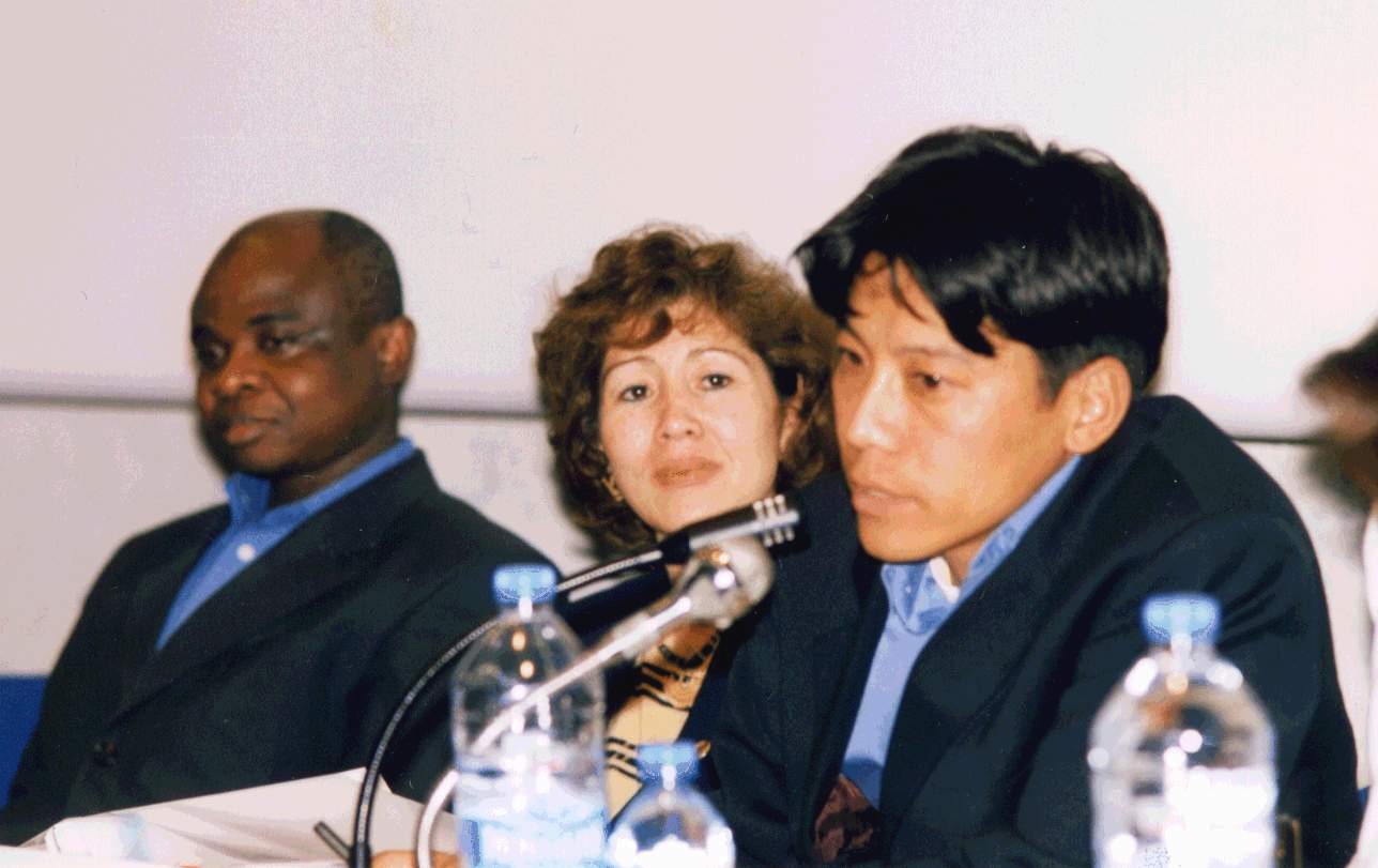 Laurent Kantu, Inés De Brill and Lobsang Tsering