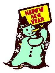 A happy snowman
