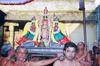 Perumal Purappaadu outside the temple