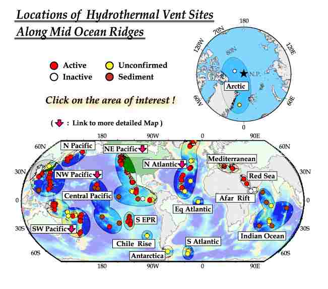 hydrothermal vent diagram