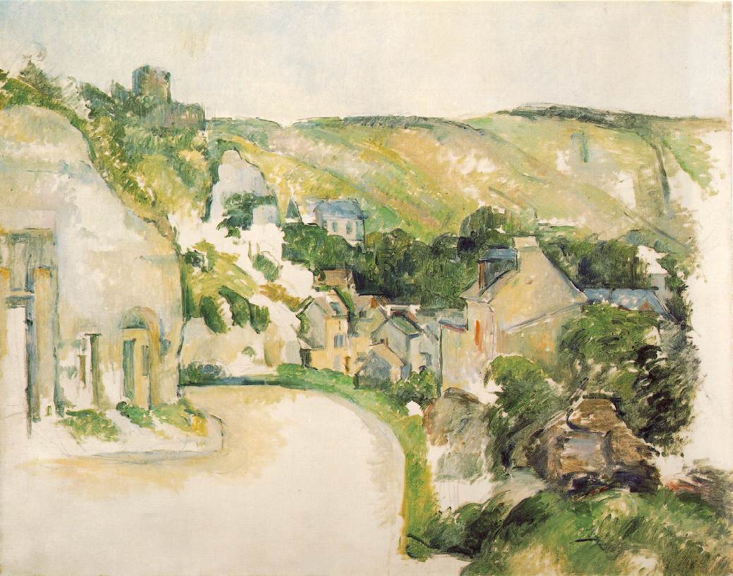 A Turn in the Road at La Roche-Guyon by Paul Cezanne