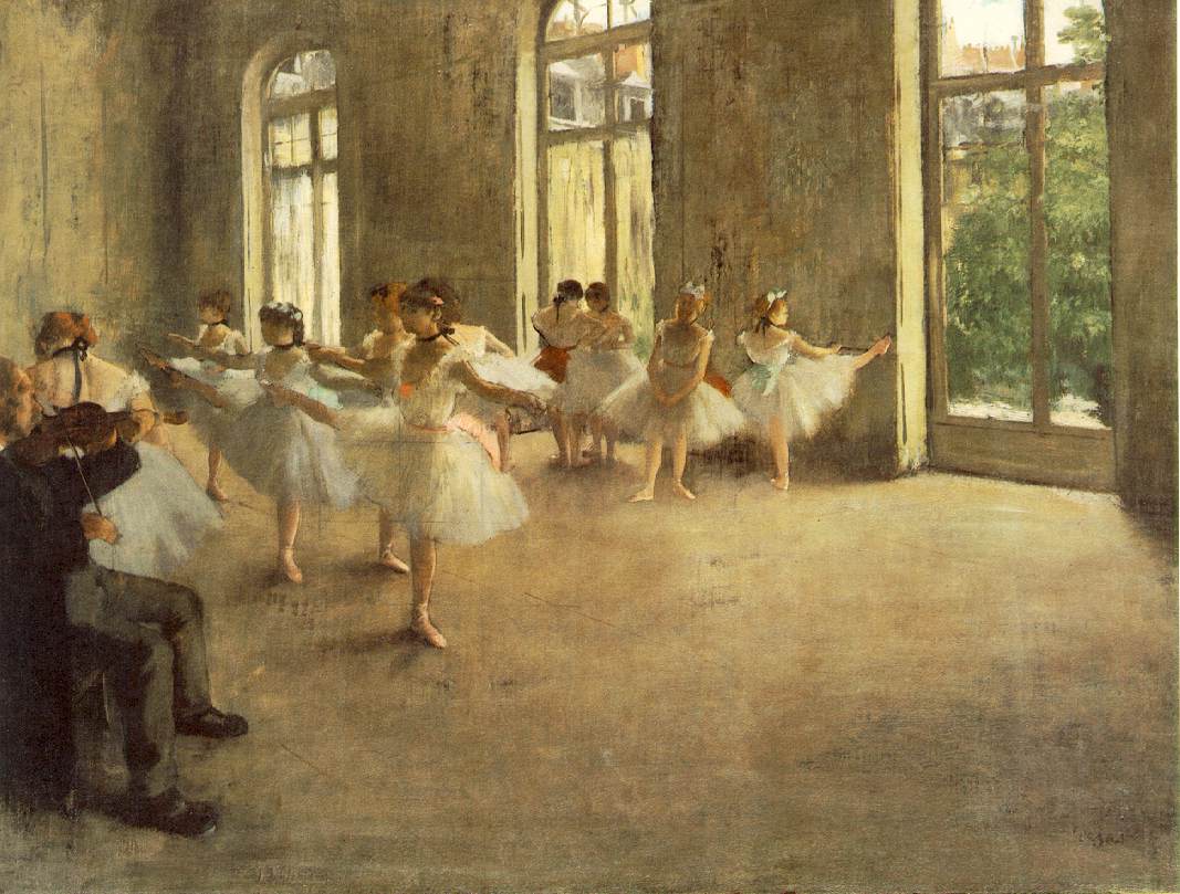 Edgar Degas, The Rehearsal, 1873-78